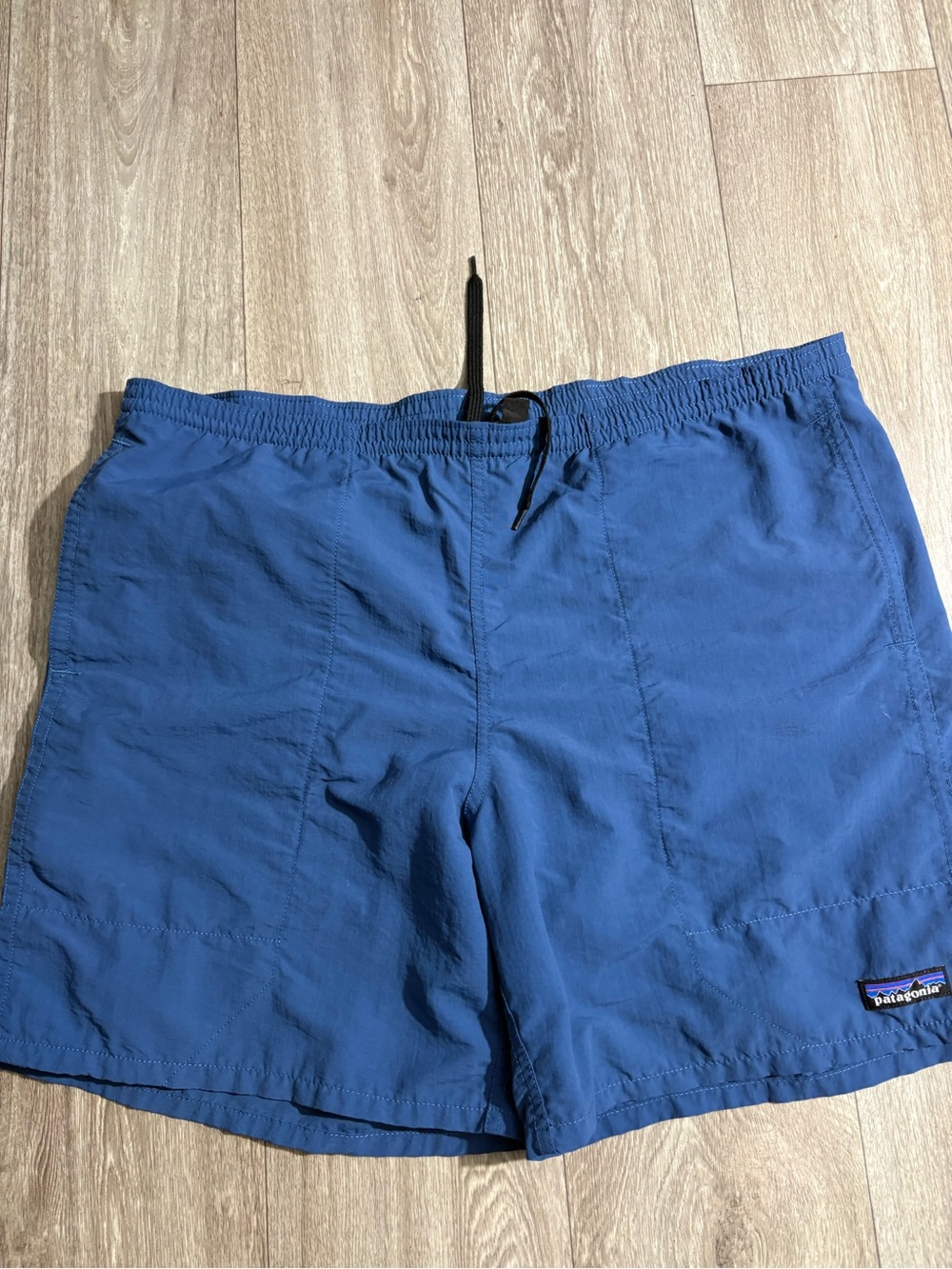 Patagonia Men’s Blue Elastic-Waist Hybrid Shorts